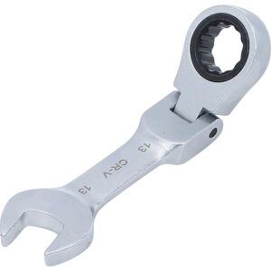 BGS 6913 | Chiave combinata a cricchetto | corta | 115 mm | inclinabile | SW 13 mm
