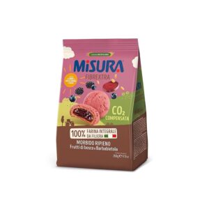 Misura Frollino Integrale Fibrextra | Con farcitura ai Frutti di bosco e Barbabietola