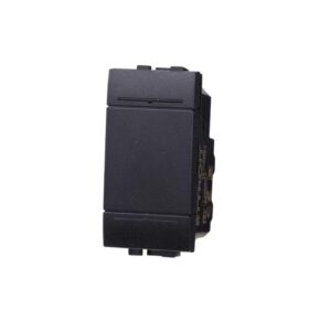 ETTROIT MODULI PRESE INTERRUTTORI SHUCKO PULSANTI TV DIMMER COMPATIBILE SERIE LIVING NERI