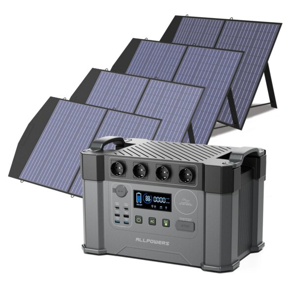 ALLPOWERS S2000 Pro generatore da esterno 2400W MPPT centrale elettrica portatile