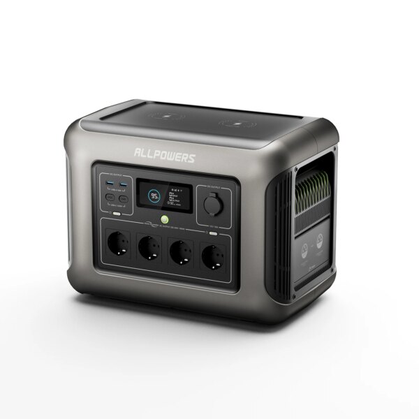 ALLPOWERS R1500 Centrale elettrica portatile Batteria LiFePO4 da 1152 Wh con generatore