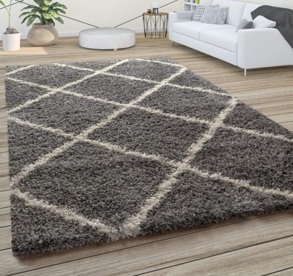 Paco Home Morbido tappeto a pelo lungo Shaggy per soggiorno in stile scandinavo