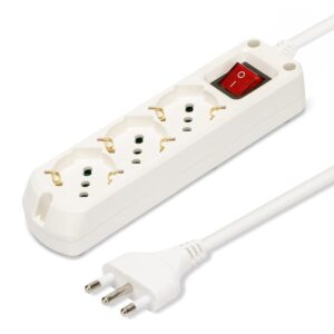 Velamp Multipresa - 3 Prese Polivalenti (Schuko + 10/16A)