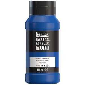 LIQUITEX LQX BASICS FLUID 118ML - BLU DI FTALO