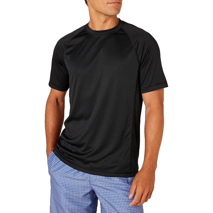 Amazon Essentials Maglietta da Nuoto UPF 50 Aderente A Maniche Corte e Ad Asciugatura Rapida Uomo Amazon Essentials Maglietta da Nuoto UPF 50 Aderente A Maniche Corte e Ad Asciugatura Rapida Uomo