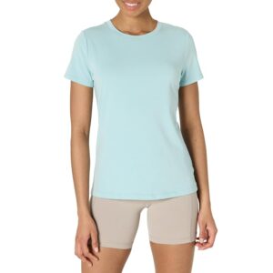 Amazon Essentials T-shirt Leggera Sportiva Tecnica per Yoga in Morbido Cotone