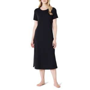 Amazon Essentials Camicia da Notte a Maniche Corte in Morbido Misto Cotone Donna