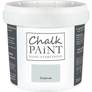 CHALK PAINT Everything Elefante 5 Litri - SENZA CARTEGGIARE Colora Facilmente Tutti i Materiali