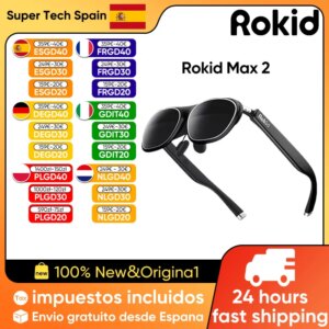 Nuovo Rokid Max 2 Smart AR 3D Glasses Micro OLED 215 "schermo massimo 50 ° FoV visualizzazione