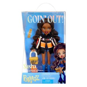 Bratz Goin' Out! Bambola - Sasha - 1 Bambola da Collezione con Accessori