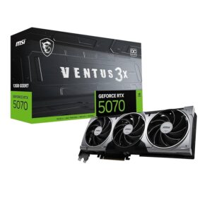 MSI GeForce RTX™ 5070 12G VENTUS 3X OC Scheda Video – GDDR7