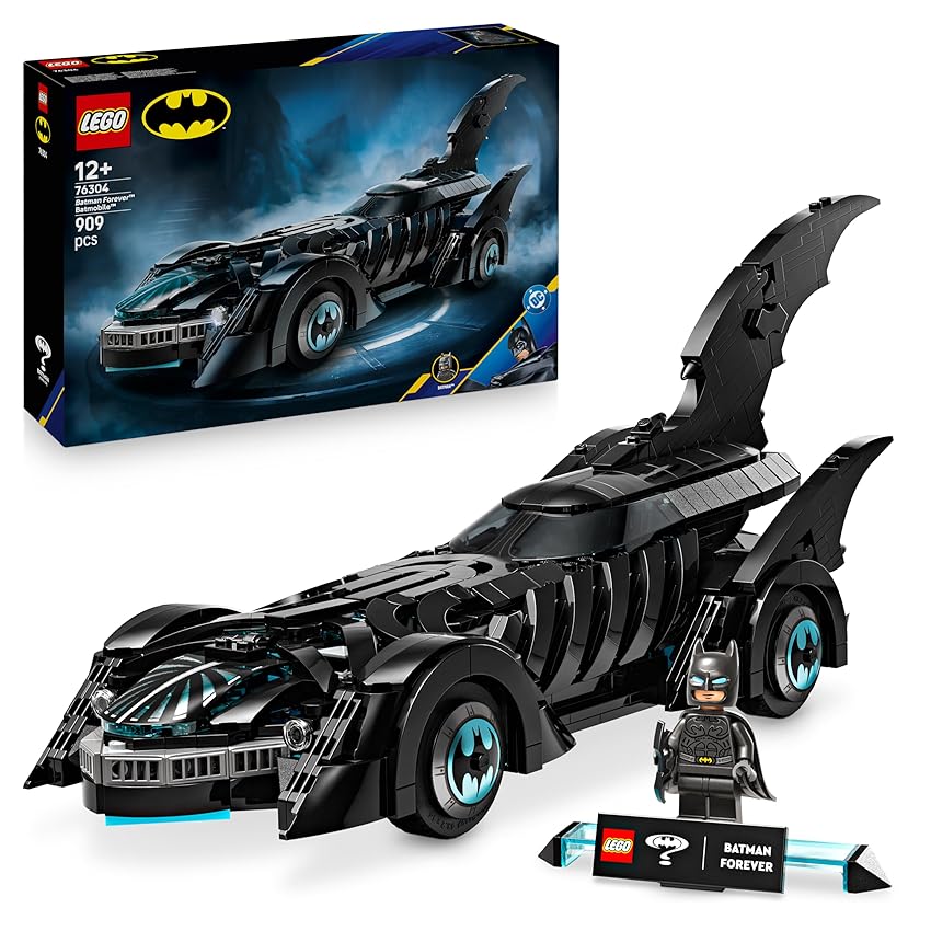 LEGO DC Batmobile Batman Forever - Macchina Giocattolo del Supereroe con Minifigure LEGO DC Batmobile Batman Forever - Macchina Giocattolo del Supereroe con Minifigure