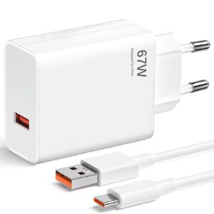 67W Caricatore Rapido Adattatore USB per Xiaomi