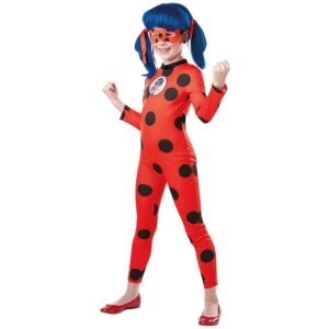 Rubies Costume Miraculous Ladybug Tikki per bambina