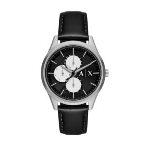 Orologio Uomo ARMANI EXCHANGE DANTE AX1872 Multifunzione Pelle Nero