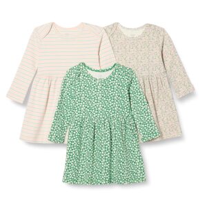 Amazon Essentials Abito In Cotone A Maniche Lunghe Bambine e Ragazze