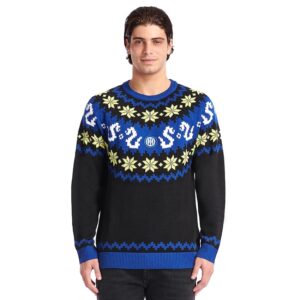 Inter - Maglione di Natale Edizione 2023 Ufficiale Unisex-Adulto