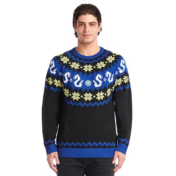 Inter - Maglione di Natale Edizione 2023 Ufficiale Unisex-Adulto