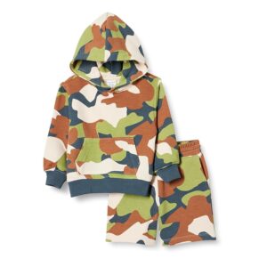 Amazon Essentials Set felpa con cappuccio e pantaloncini Bambini e ragazzi