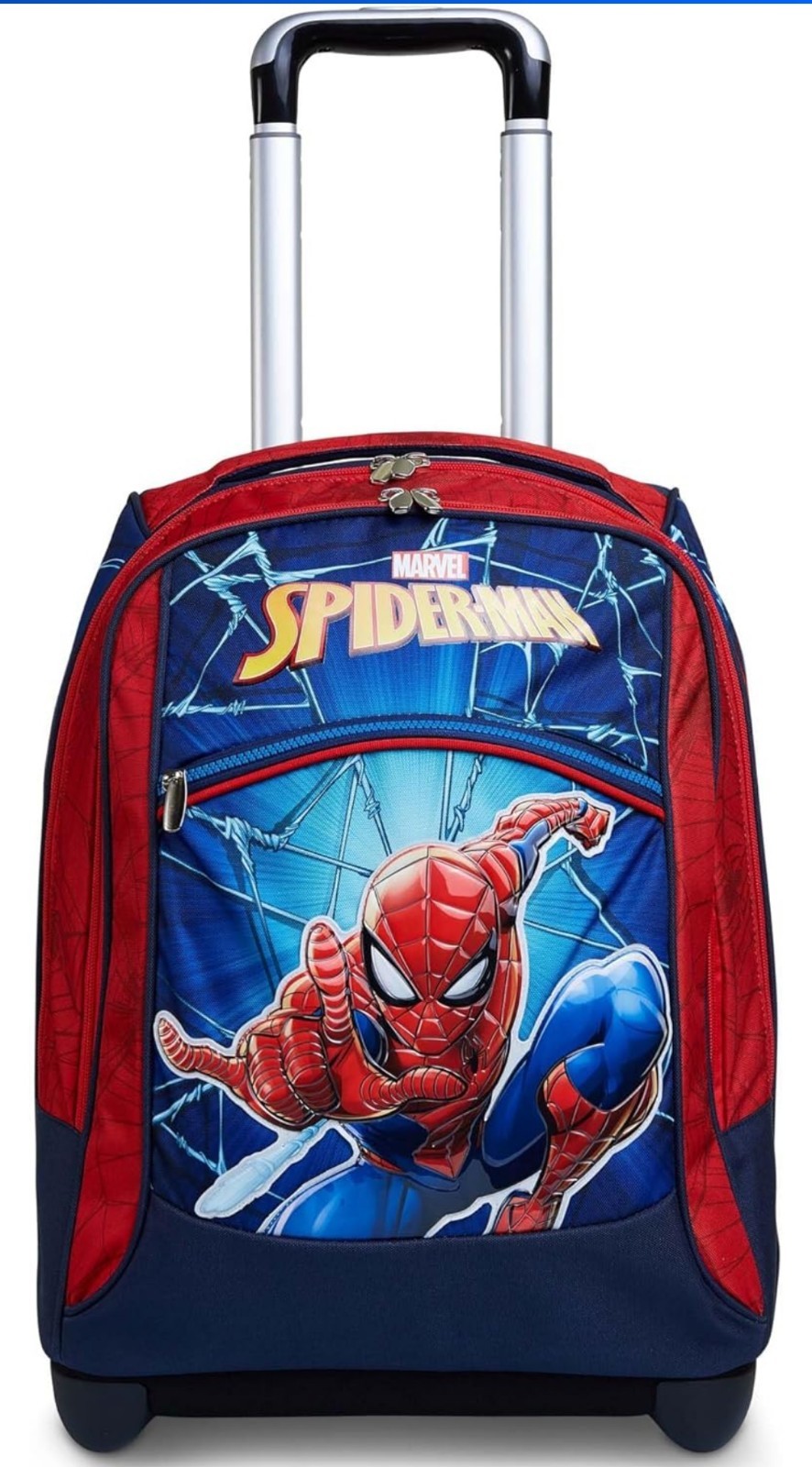 Trolley Seven Spiderman WALL CRAWLER Zaino Bambini Scuola Capiente 33 Litri Trolley Seven Spiderman WALL CRAWLER Zaino Bambini Scuola Capiente 33 Litri