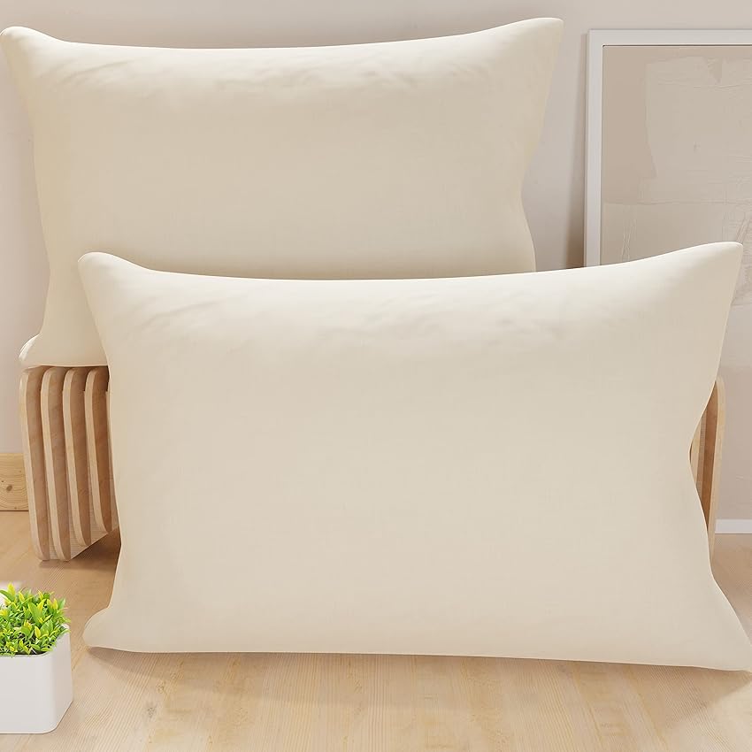 PETTI Artigiani Italiani - Coppia di Federe Cuscino 50x30 cm in Microfibra PETTI Artigiani Italiani - Coppia di Federe Cuscino 50x30 cm in Microfibra