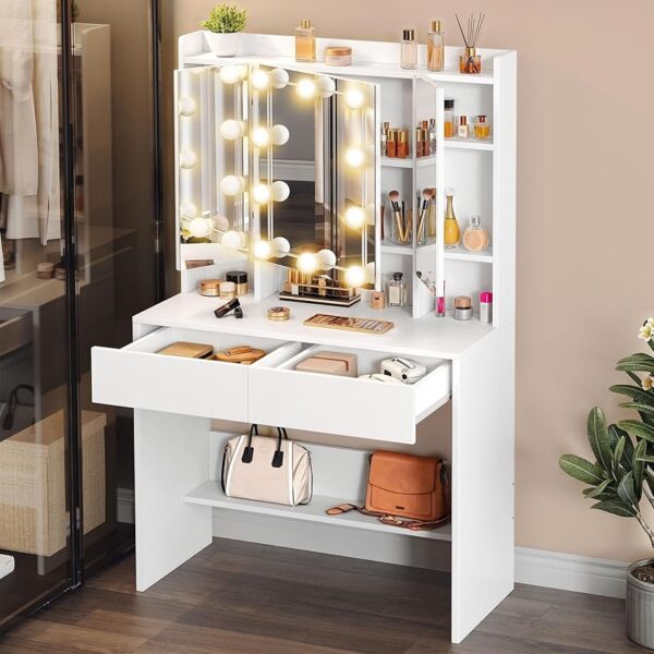 YITAHOME Toeletta da Trucco con 10 Luci LED Hollywood