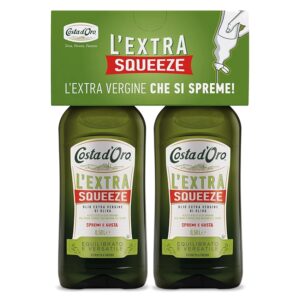 Costa d'Oro - Extra Squeeze Bipack 2 x 500ml. Olio Extravergine di oliva estratto
