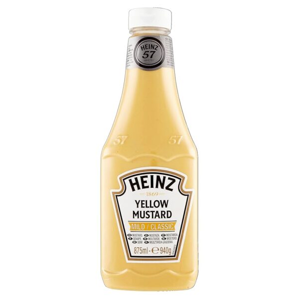 Heinz Yellow Mustard King Kong 875 Ml (6 Confezioni)