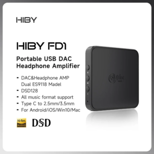 HiBy FD1 Tipo C USB DAC Amplificatore per cuffie Decoder HiFi Audio DSD128 MQA Per
