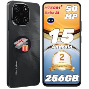 Blackview Color 6 Android 15 Smartphone 24GB+256GB/2TB TF Doke AI