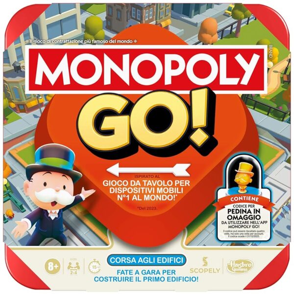 Monopoly Go! Gioco da tavolo - Versione italiana