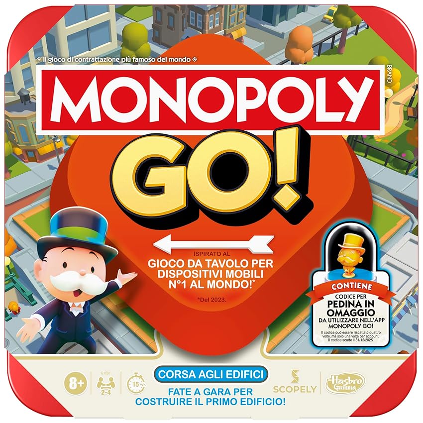 Monopoly Go! Gioco da tavolo - Versione italiana Monopoly Go! Gioco da tavolo - Versione italiana