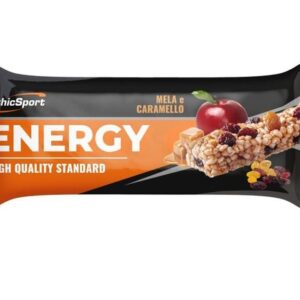 Ethicsport Energy Gusto Mela e Caramello Box 30 Barrette Energetiche Caramel