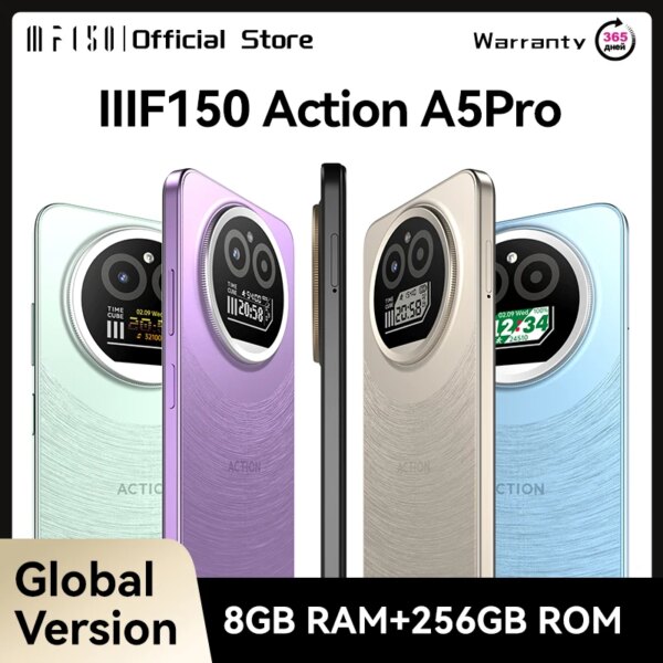 [Estreno mondiale] IIIF150 Action A5Pro Telefono Design a doppio schermo Smartphone