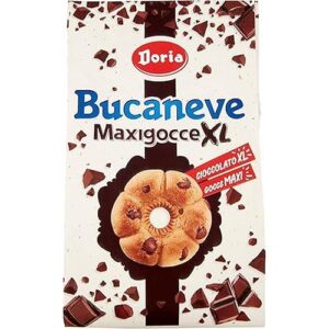Doria - Bucaneve Maxigocce XL - Biscotti Ideali per la tua Colazione o Spuntino