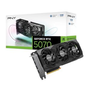 PNY Scheda Grafica GEFORCE RTX™ 5070 12GB Triple Fan DLSS 4