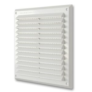 La Ventilazione AR2323B Griglia di ventilazione quadrata in Plastica bianca