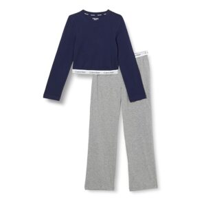 Calvin Klein Jeans Girls's Knit Pj Set (Ls+Pant)