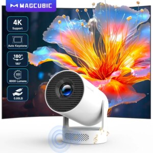 Proiettore Magcubic Android 11 4K 1280*720P HY300 Pro + Doppio Wifi 290ANSI 180 °