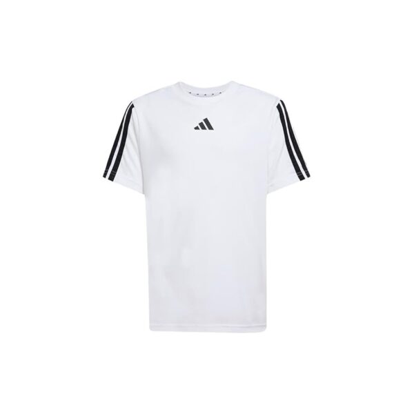 adidas Male Train Essentials 3-Stripes T-Shirt 11-12 Years White/Black
