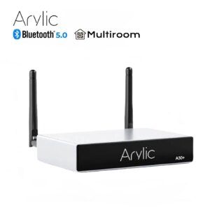 Arylic A30 + WiFi e Bluetooth 5.0 Amplificatore di potenza audio 30Wx2 Mini HiFi Stereo