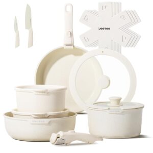 JEETEE Set Pentole Induzione 17 Pezzi