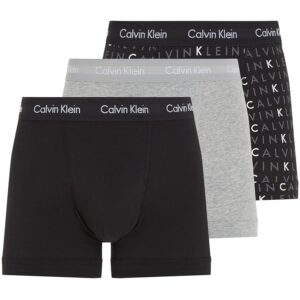 Calvin Klein Boxer Uomo Confezione da 3 Cotone Elasticizzato