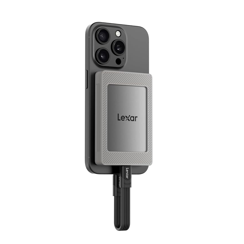 Lexar ES4 2TB SSD Esterno Portatile con Set Magnetico Lexar ES4 2TB SSD Esterno Portatile con Set Magnetico