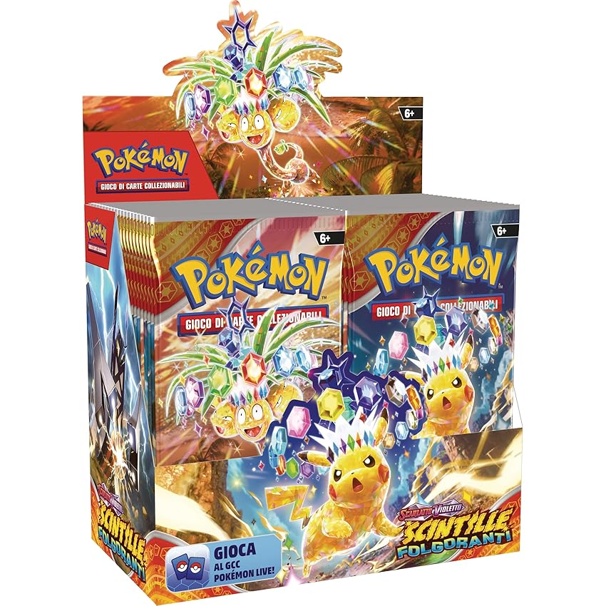 Pokémon GCC: espositore di buste dell’espansione Scarlatto e Violetto Pokémon GCC: espositore di buste dell’espansione Scarlatto e Violetto