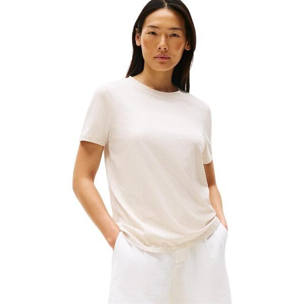 Tommy Hilfiger T-Shirt Maniche Corte Donna Scollo Rotondo