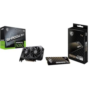 MSI GeForce RTX 5060 8G SHADOW 2X OC + SPATIUM M470 Pro PCIe 4.0 NVMe M.2 1TB