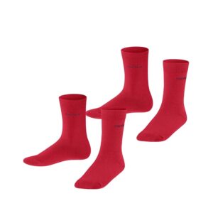 ESPRIT Foot Logo Multipack K So cotone tinta unita confezione di 2 paia
