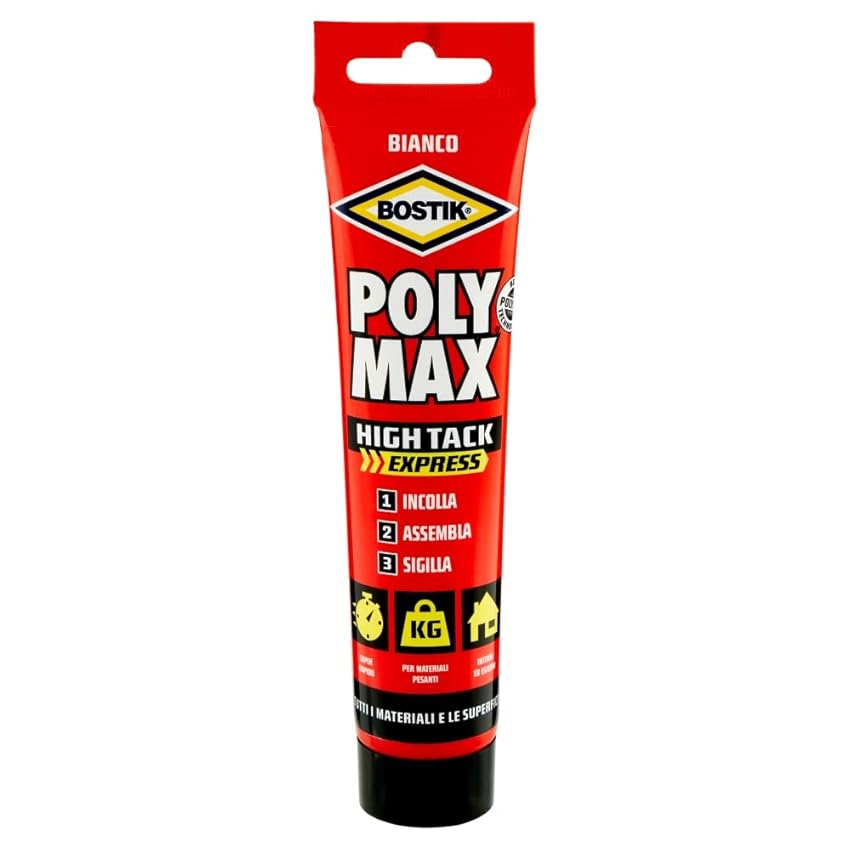 BOSTIK Poly Max High Tack Express colla di montaggio e sigillante universale super forte BOSTIK Poly Max High Tack Express colla di montaggio e sigillante universale super forte