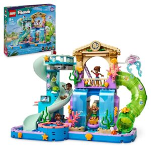 LEGO Friends Parco Acquatico di Heartlake City - Giocattolo con 4 Mini Bamboline